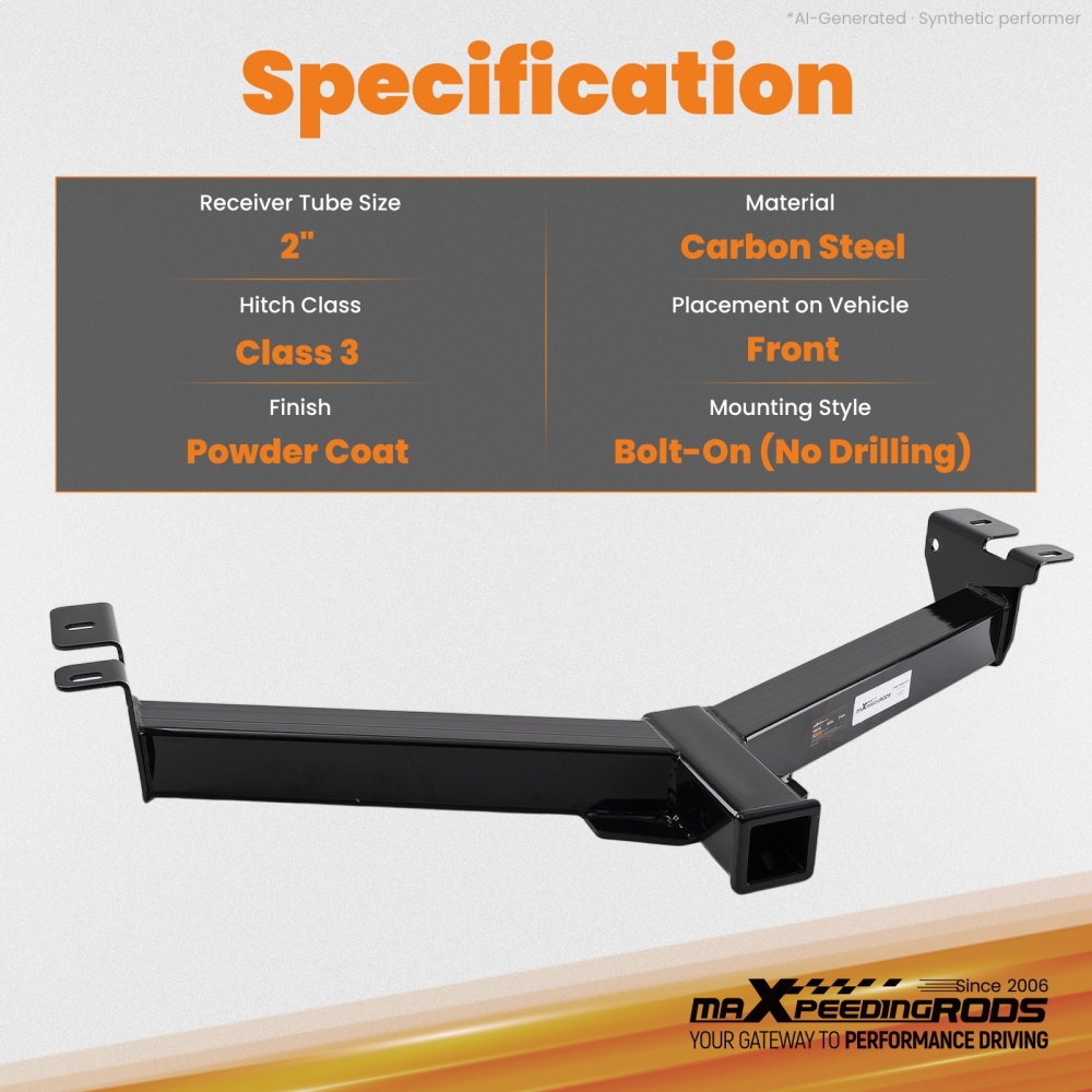 Class 3 Front Tow Hitch compatible for Ford E-150/E-250/E-350 2008-2014 5000lbs Capacity