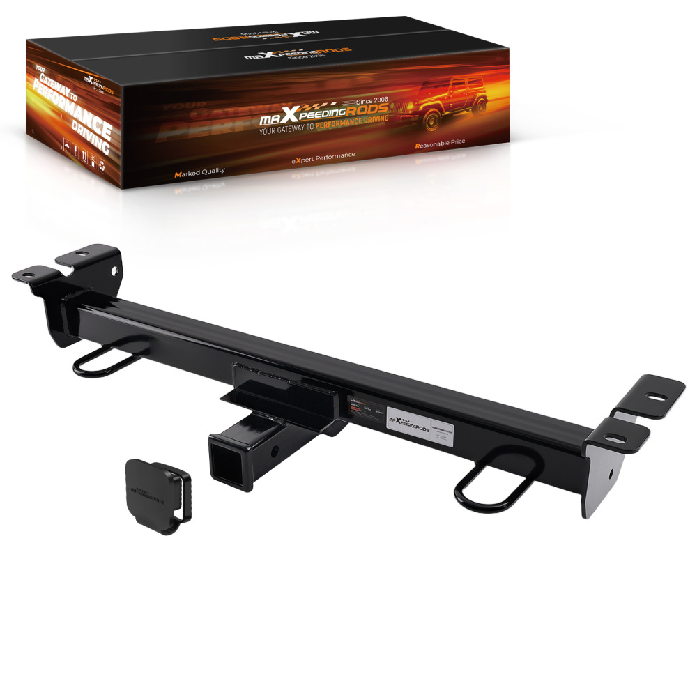 Front Bolt-On Trailer Hitch compatible for Ford E-150 E-250 1991-2007 2in Class 3
