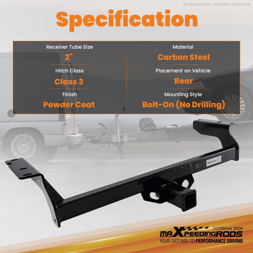 Hitch Receiver 2in compatible for Ford Escape 2020-2026 Rust-Resistant Finish
