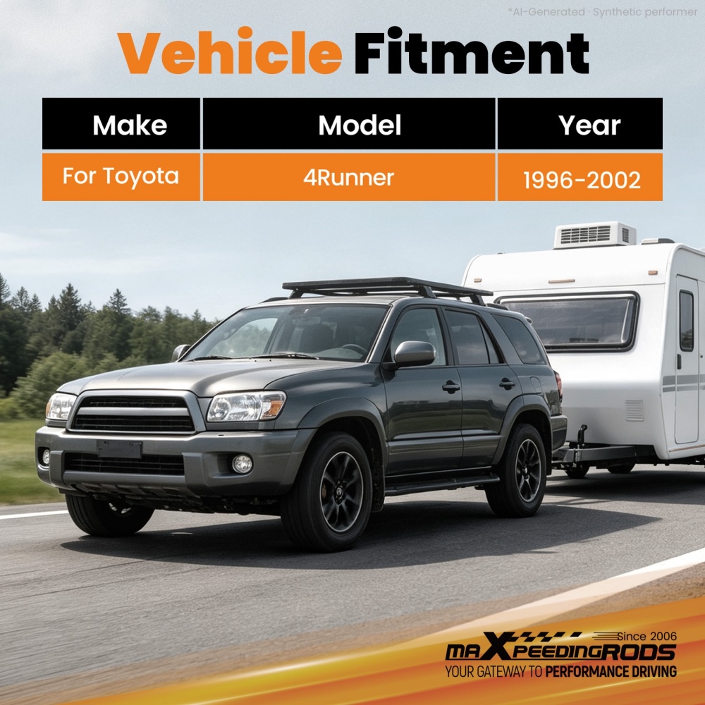 Rear 2in Heavy Duty Hitch Receiver compatible for Toyota 4Runner 1996-2002