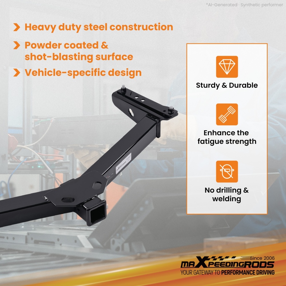 Rear 2in Heavy Duty Hitch Receiver compatible for Toyota 4Runner 1996-2002