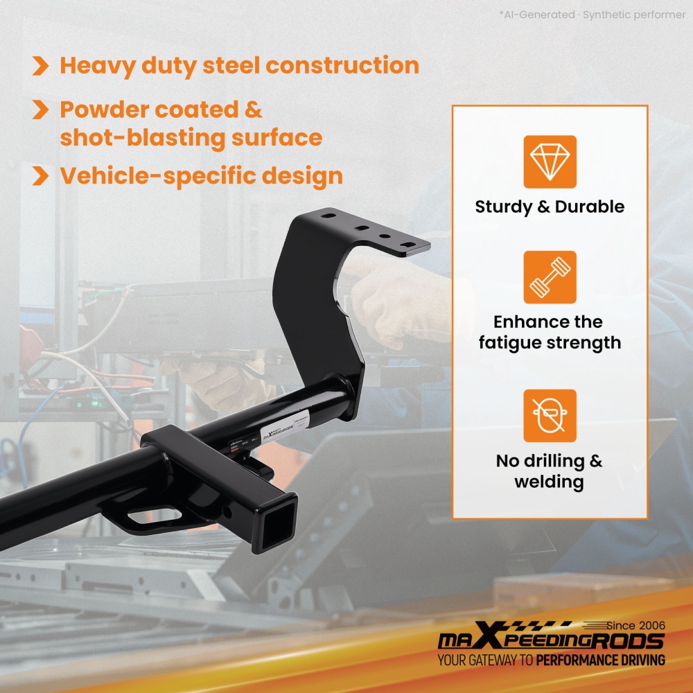 Heavy Duty Trailer Hitch 2 compatible for Subaru Forester/WRX 2019-2025 Bolt-On 3500lbs