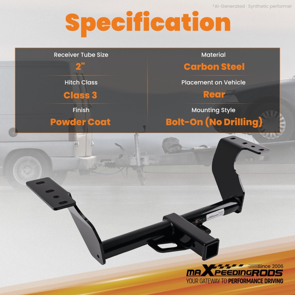 Heavy Duty Trailer Hitch 2 compatible for Subaru Forester/WRX 2019-2025 Bolt-On 3500lbs