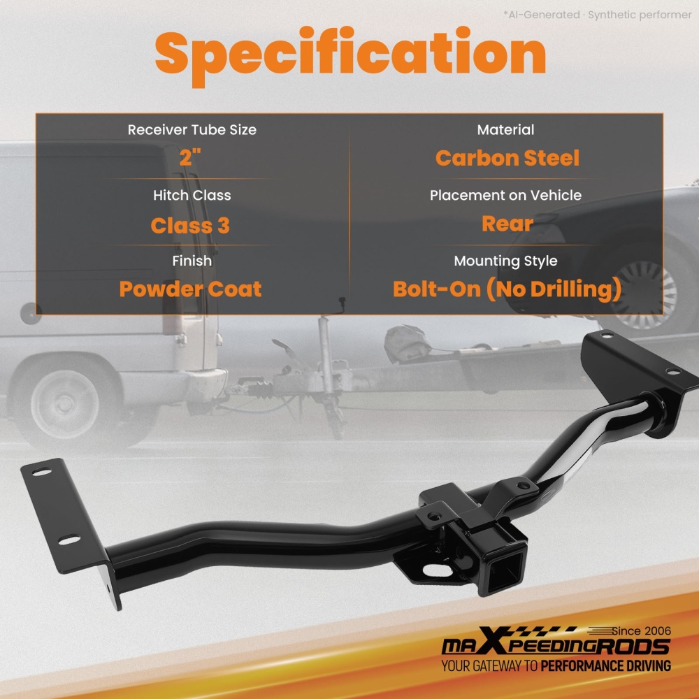 Rear Class 3 Hitch compatible for GMC Yukon/Tahoe 2003-2006 6000lbs GTW 900lbs TW 2in
